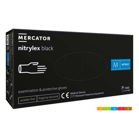 Nitrylex Black Gant Nitrile Non Poudrée Mercator